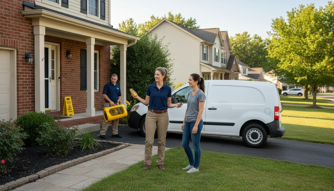 Water restoration image for Home Water Damage Repair in Hannibal, OH